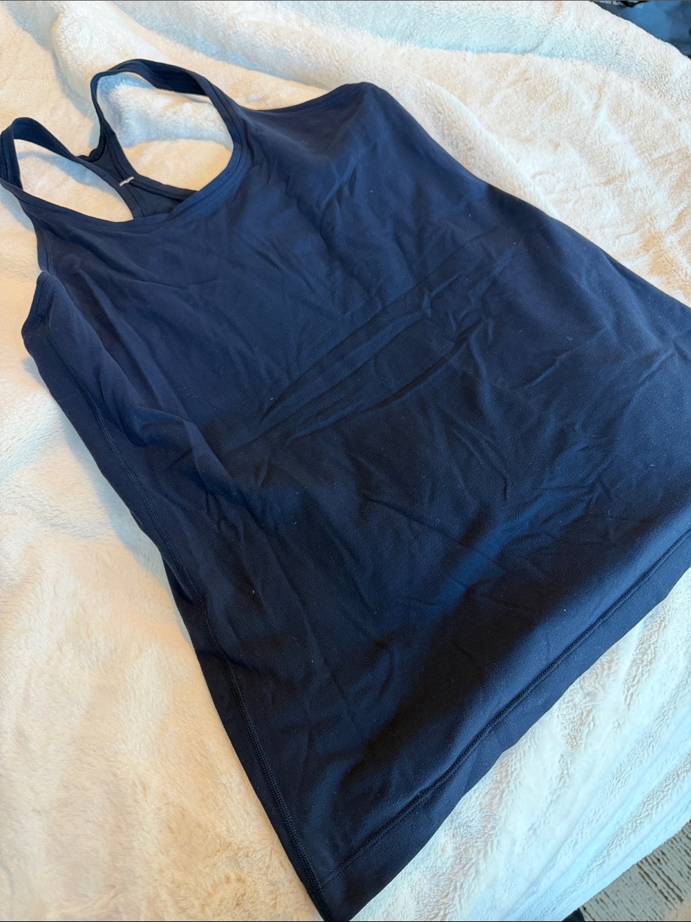 lululemon athletica Navy Racerback Performance Tank